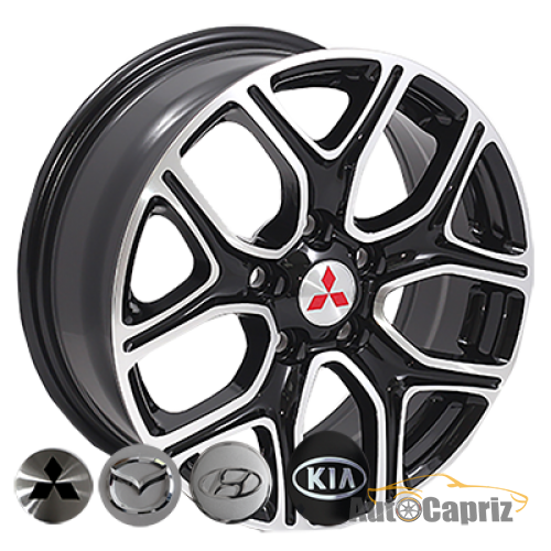 Диски Replica Mitsubishi D5133 MB R16 W6.5 PCD5x114.3 ET38 DIA67.1 